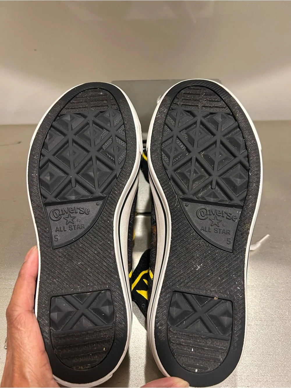 Converse Batman High Top Sneakers -  All-Star Black & Yellow